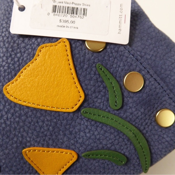 Hammitt Bryant Medium Poppy Skies Leather Purse Crossbody Shoulder Bag NWT New - Picture 9 of 11
